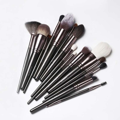 15pcs  Professional   makeup brush kit   custom logo cosmetic brush personalised